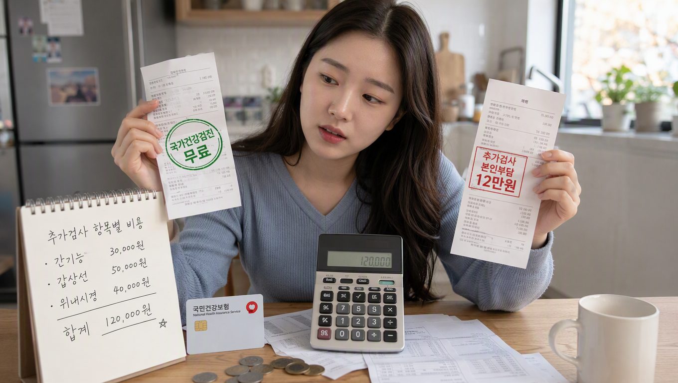 20대 건강검진 필수항목과 국가검진 비용, 병원별 실속 기준